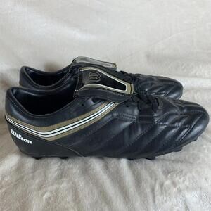Wilson Soccer Cleats Low Top Black Gold Shoe Size US 7​​